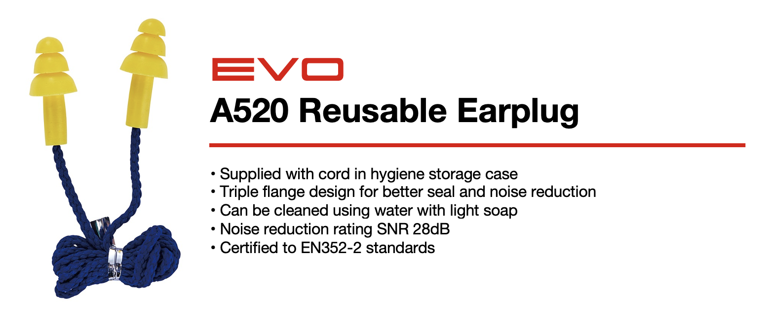 EVO A520 Reusable Earplug